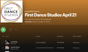 First Dance Studios Dance playlist