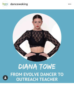 Diana Towe is our FDS Champion dancer