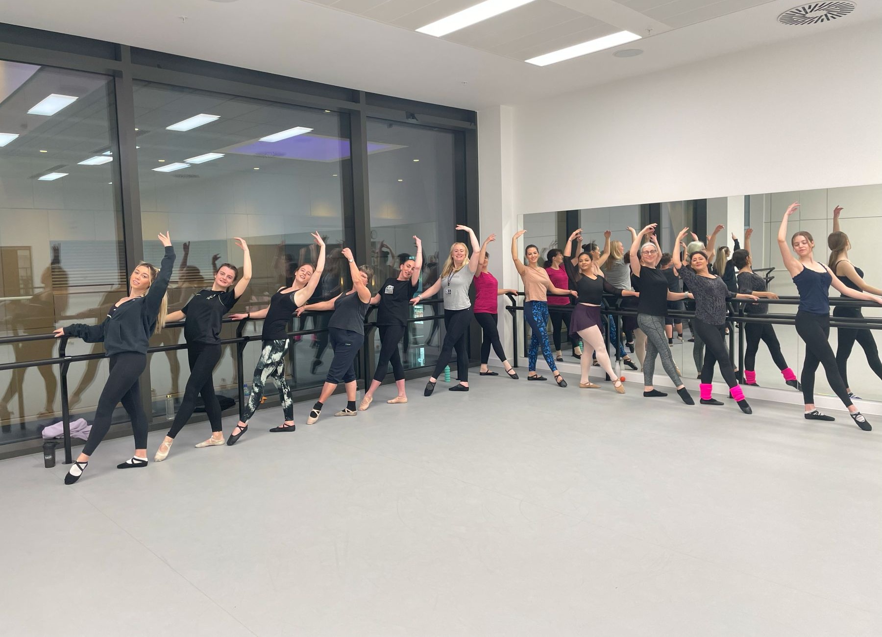 Ballet barre class Woking