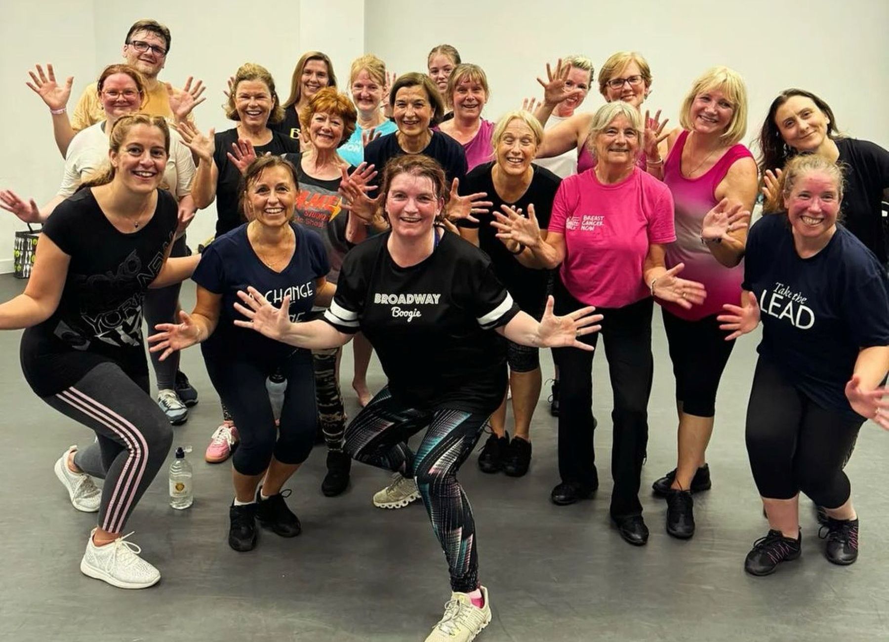 Dance fitness class