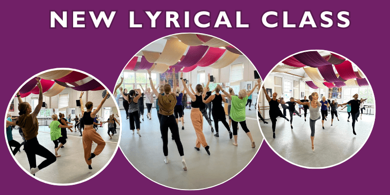 Adult lyrical dance class